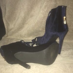 Shoes - 💙💙💙CUTE NAVY BOOTIES!!!💙 only worn twice! Shoes - 💙💙💙CUTE NAVY BOOTIES!!!💙 only worn twice!